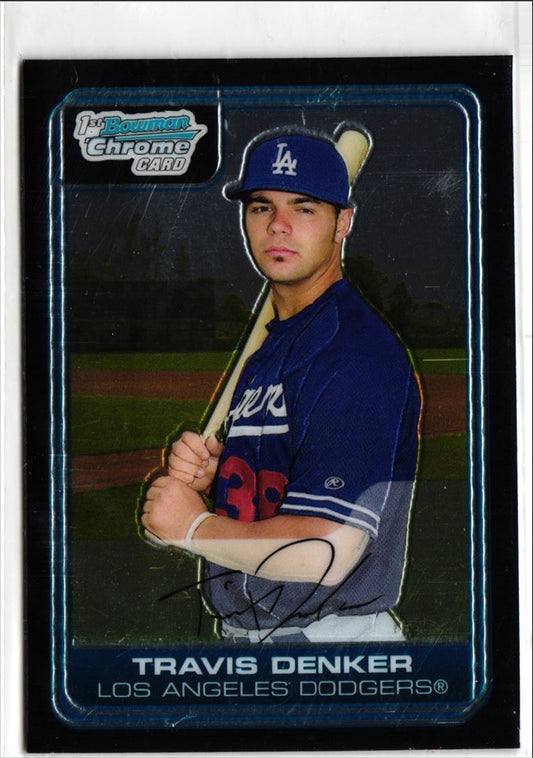 2006 Bowman Chrome Prospects Travis Denker