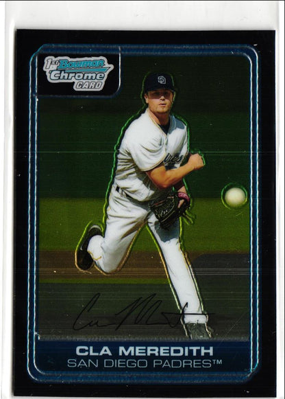 2006 Bowman Chrome Prospects Cla Meredith