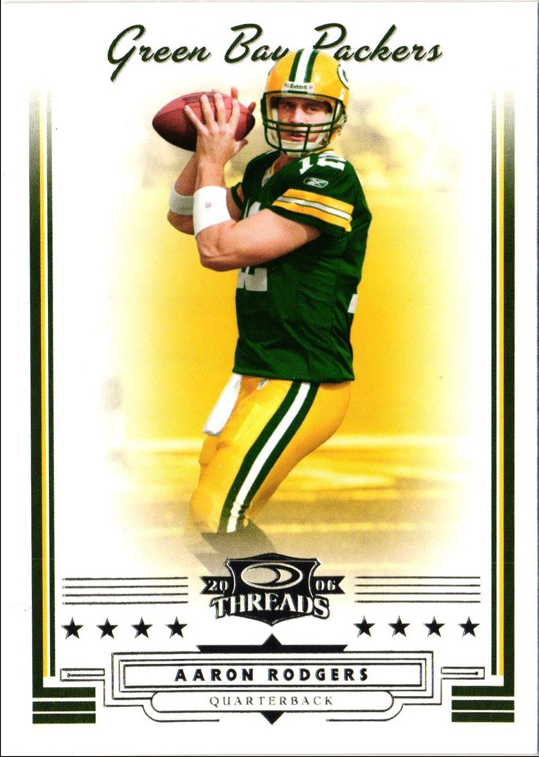 2006 Donruss Threads Aaron Rodgers