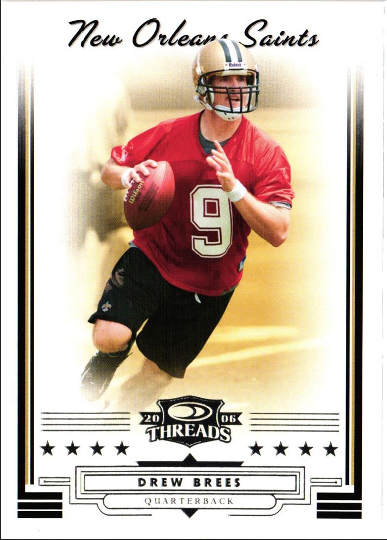 2006 Donruss Threads Drew Brees