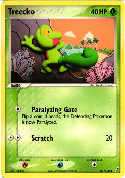 2006 EX - Crystal Guardians Treecko