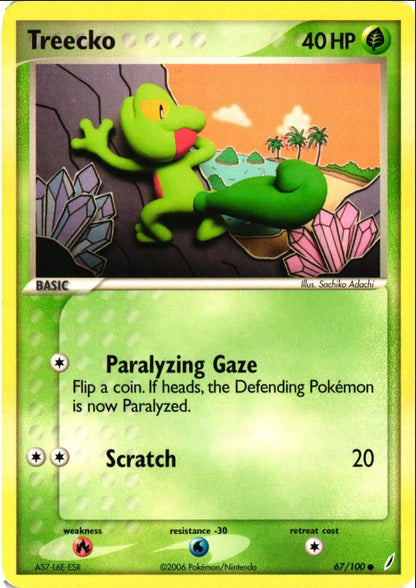 2006 EX - Crystal Guardians Treecko