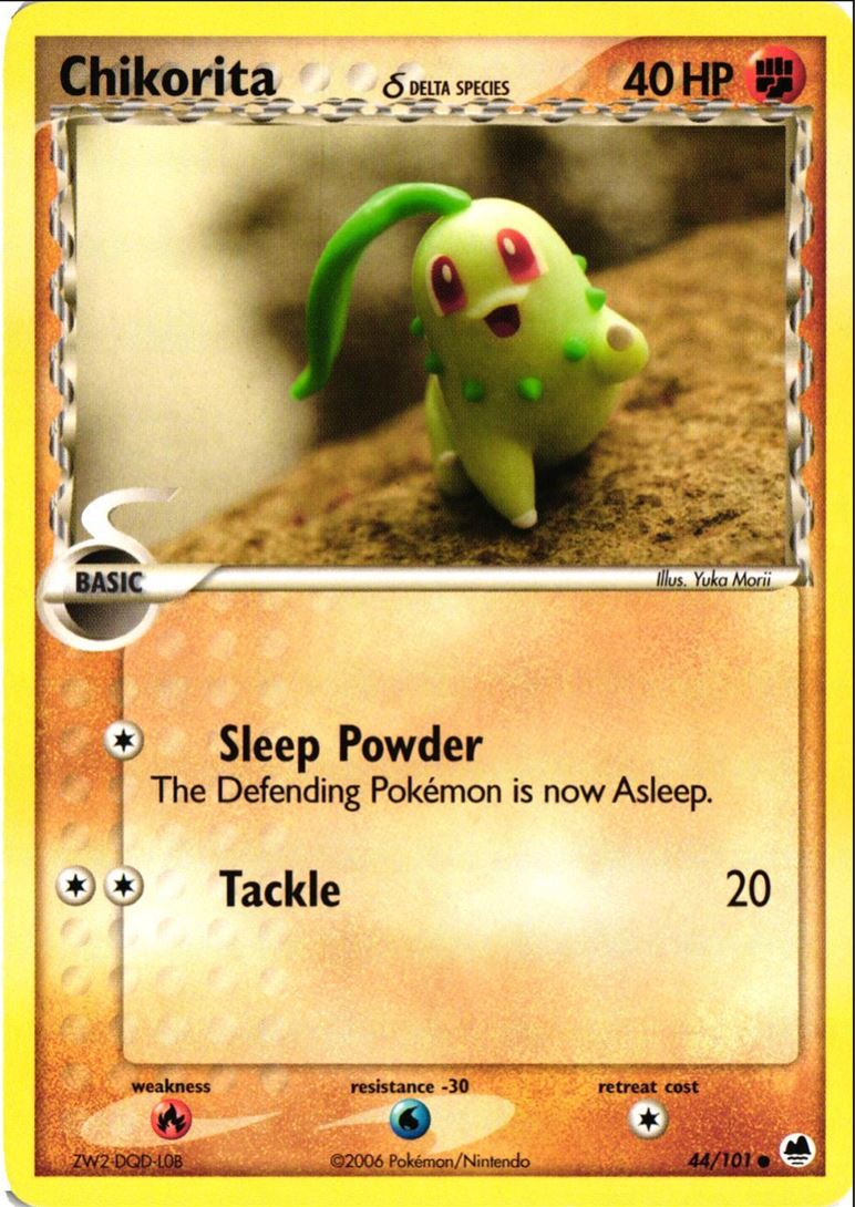 2006 EX - Dragon Frontiers Chikorita