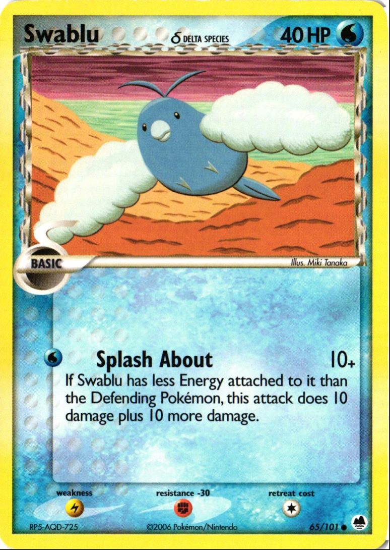 2006 EX - Dragon Frontiers Swablu