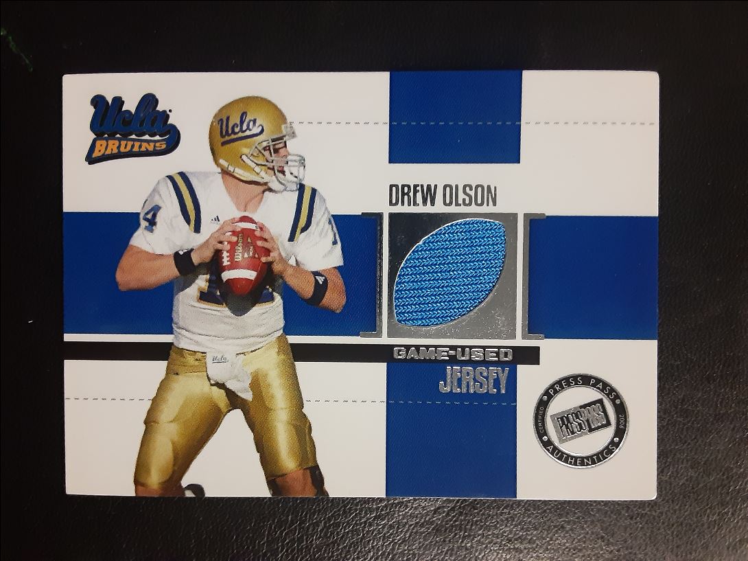 2006 Press Pass Game Used Jerseys Red Drew Olson