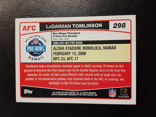 2006 Topps LaDainian Tomlinson