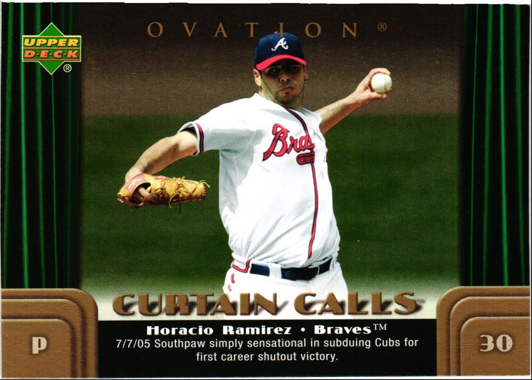 2006 Upper Deck Ovation Curtain Calls Horacio Ramirez