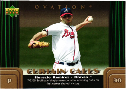 2006 Upper Deck Ovation Curtain Calls Horacio Ramirez