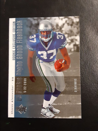 2006 Upper Deck Rookie Exclusive Photo Shoot Flashback Shaun Alexander