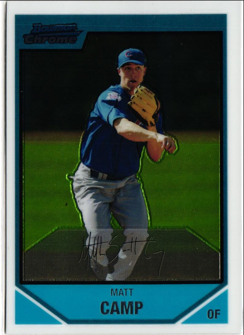 2007 Bowman Chrome Prospects Matt Camp