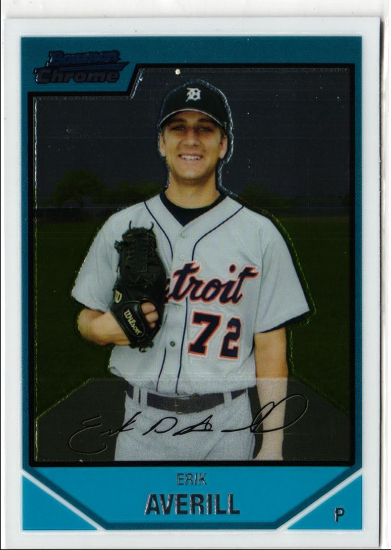 2007 Bowman Chrome Prospects Erik Averill