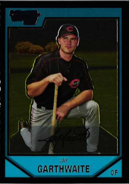 2007 Bowman Chrome Prospects Jay Garthwaite