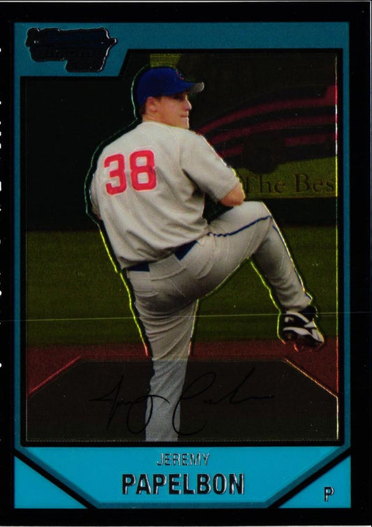 2007 Bowman Chrome Prospects Jeremy Papelbon