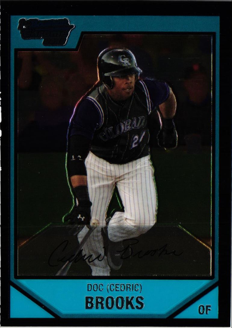 2007 Bowman Chrome Prospects Cedric Brooks