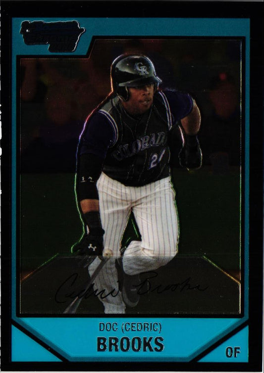 2007 Bowman Chrome Prospects Cedric Brooks