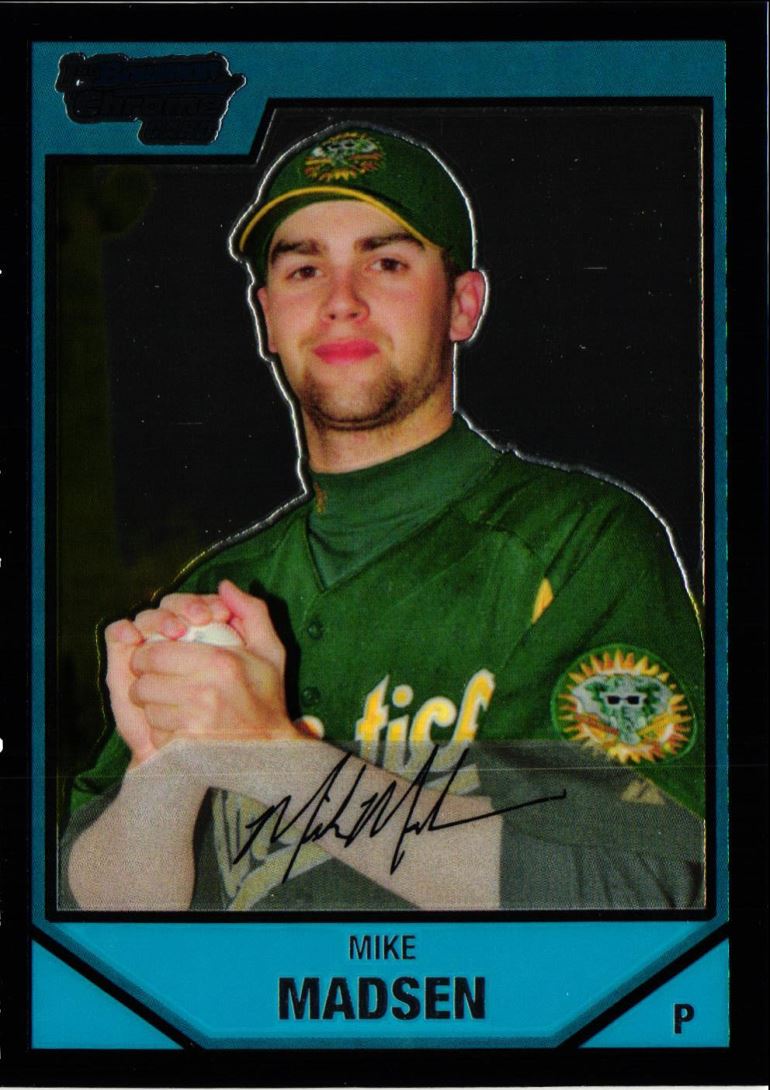 2007 Bowman Chrome Prospects Mike Madsen