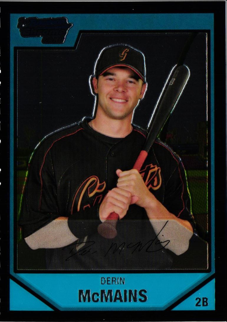 2007 Bowman Chrome Prospects Derin McMains