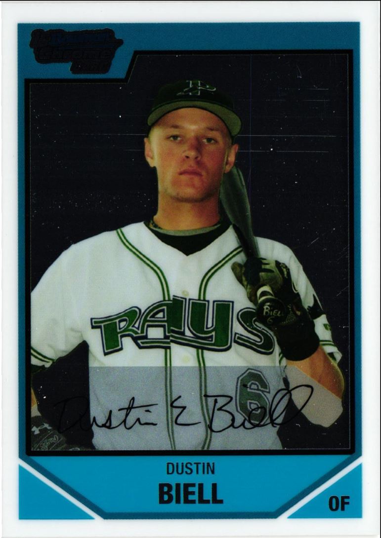 2007 Bowman Draft Picks & Prospects Chrome Dustin Biell