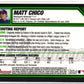 2007 Bowman Draft Picks & Prospects Gold Matt Chico