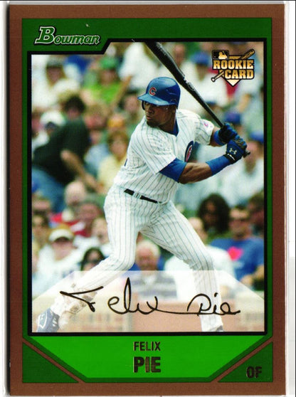 2007 Bowman Draft Picks & Prospects Gold Felix Pie