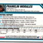 2007 Bowman Draft Picks & Prospects Gold Franklin Morales