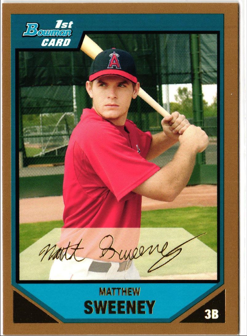 2007 Bowman Prospects Matthew Sweeney