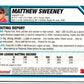 2007 Bowman Prospects Matthew Sweeney
