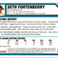 2007 Bowman Prospects Seth Fortenberry