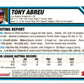2007 Bowman Prospects Tony Abreu