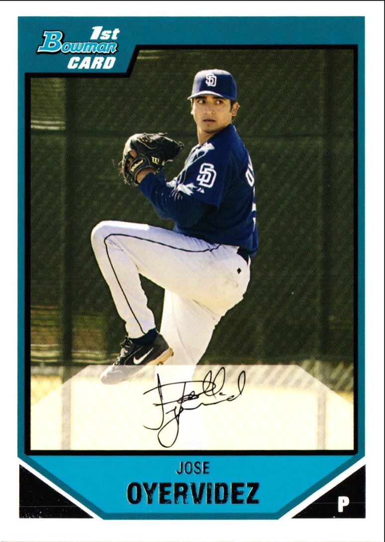 2007 Bowman Prospects Jose Oyervidez