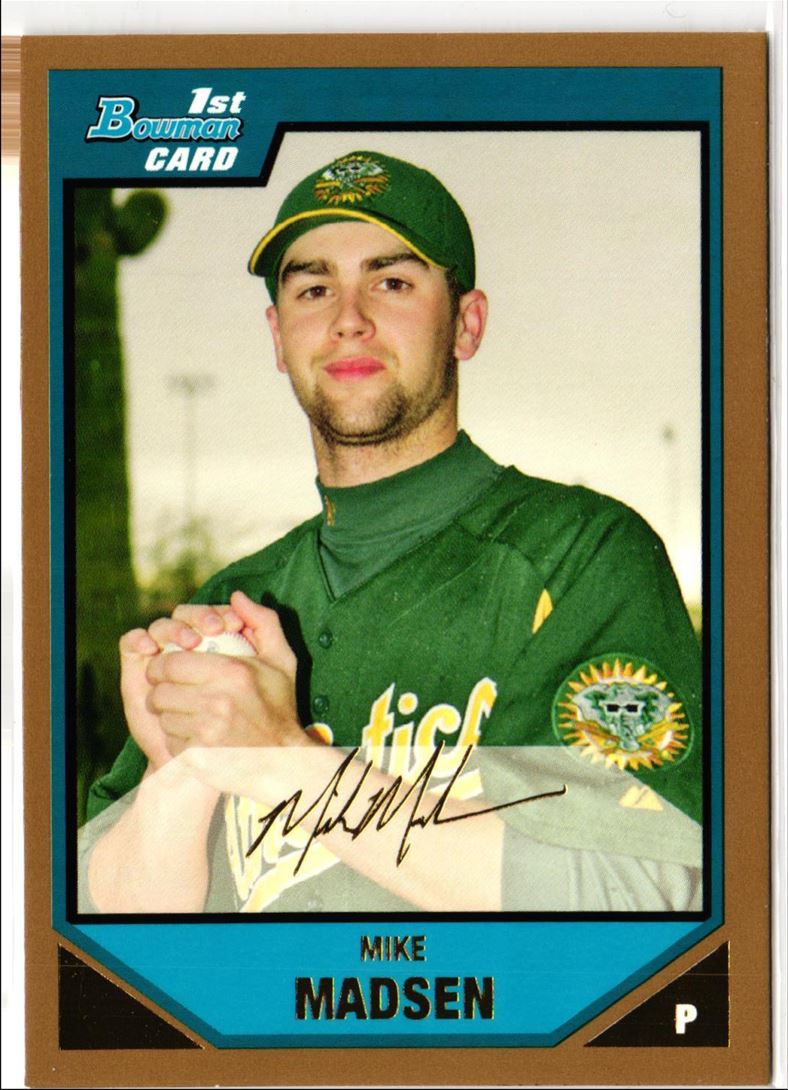 2007 Bowman Prospects Mike Madsen