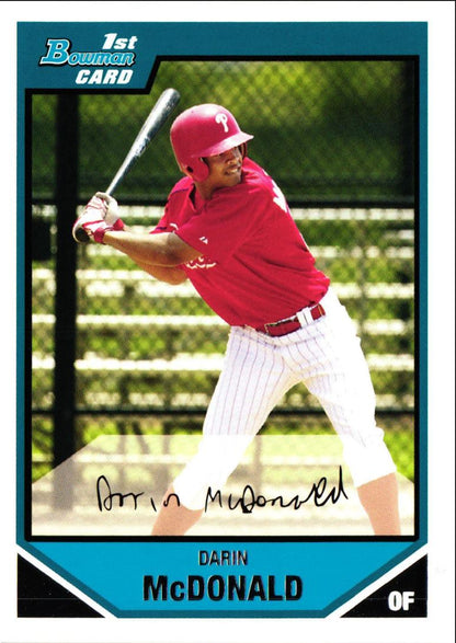 2007 Bowman Prospects Darin McDonald