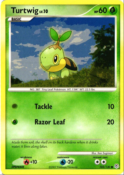 2007 Diamond & Pearl Turtwig