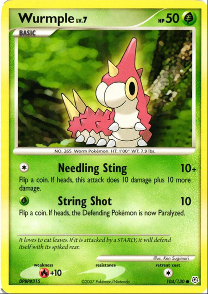 2007 Diamond & Pearl Wurmple