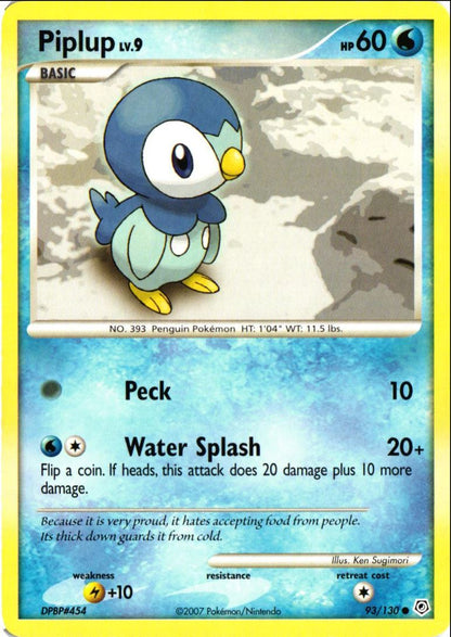 2007 Diamond & Pearl Piplup