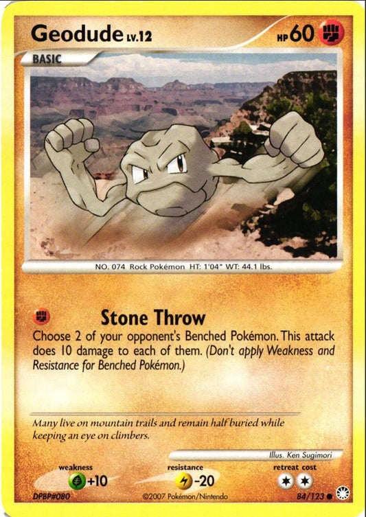 2007 Diamond & Pearl - Mysterious Treasures Geodude