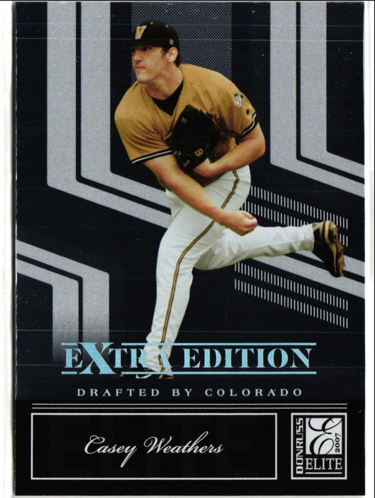 2007 Donruss Elite Extra Edition Casey Weathers