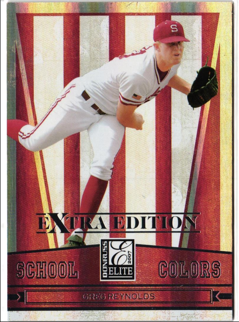 2007 Donruss Elite Extra Edition School Colors Greg Reynolds