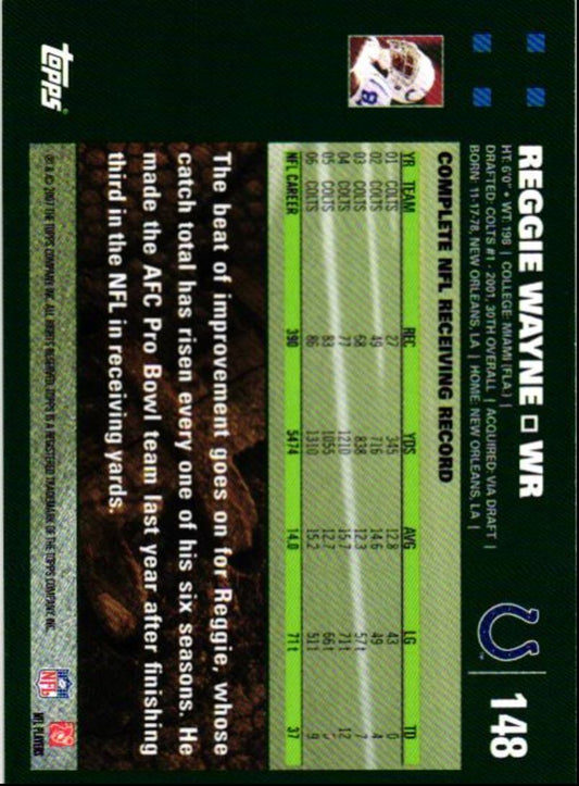 2007 Topps Reggie Wayne