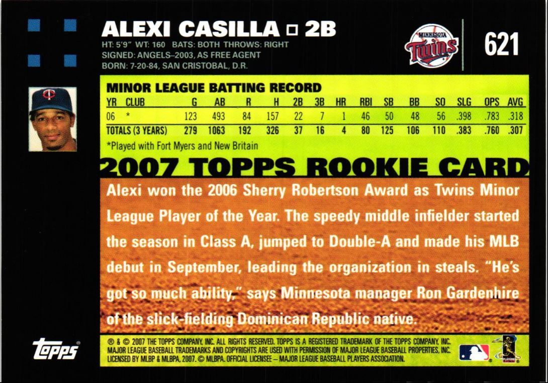 2007 Topps Alexi Casilla