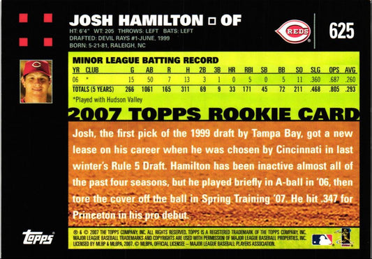 2007 Topps Josh Hamilton