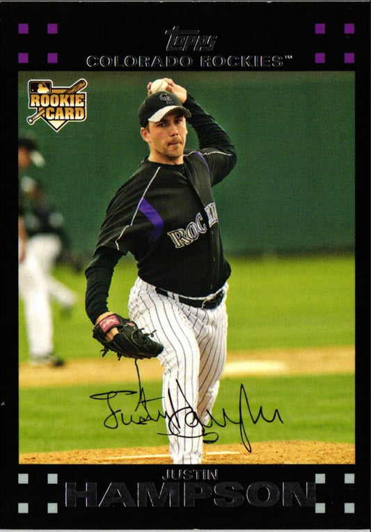 2007 Topps Justin Hampson