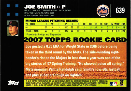 2007 Topps Joe Smith