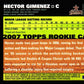 2007 Topps Hector Gimenez