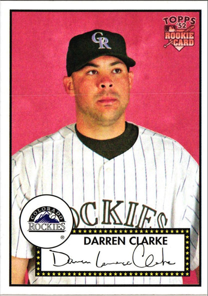 2007 Topps Rookie 1952 Edition Darren Clarke