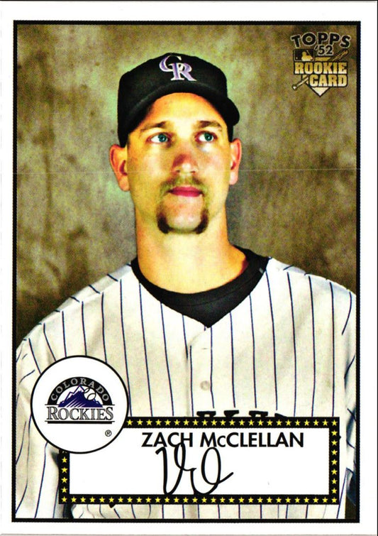 2007 Topps Rookie 1952 Edition Zach McClellan