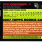 2007 Topps Updates & Highlights Red Back Rick Vanden Hurk