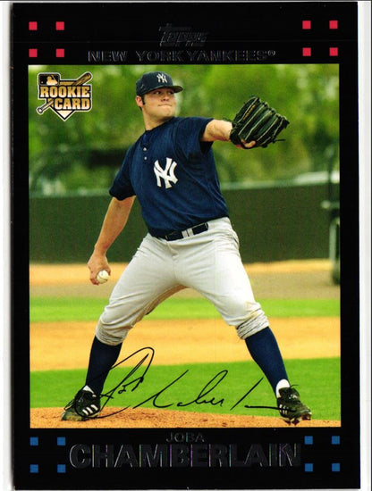 2007 Topps Updates & Highlights Joba Chamberlain