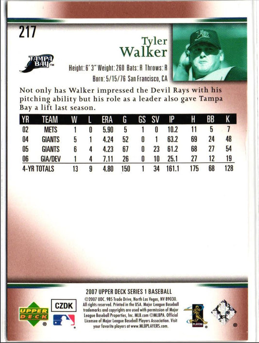 2007 Upper Deck Gold Tyler Walker