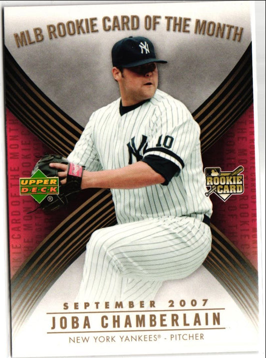 2007 Upper Deck MLB Rookie Card of the Month Joba Chamberlain